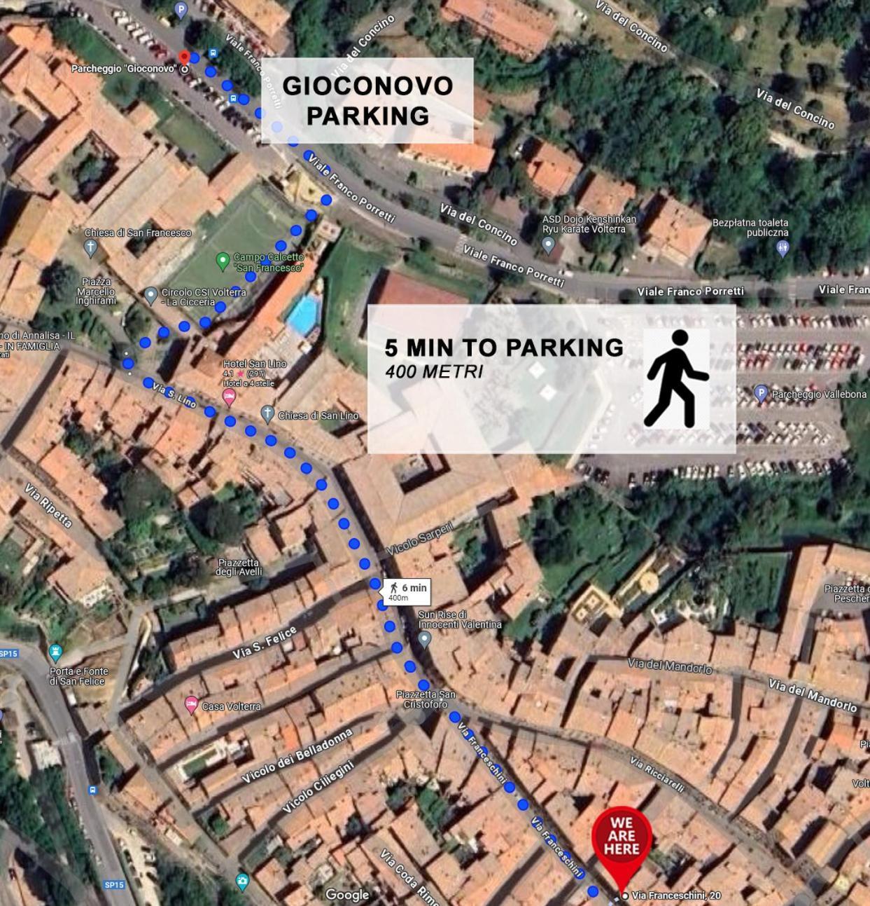 Il Cantuccio- Appartamento In Centro Con Giardino Volterra Bagian luar foto