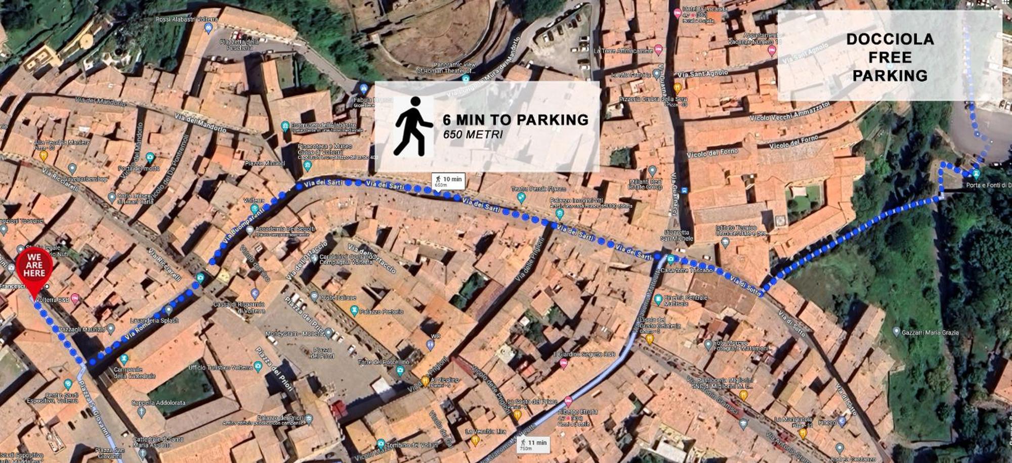 Il Cantuccio- Appartamento In Centro Con Giardino Volterra Bagian luar foto
